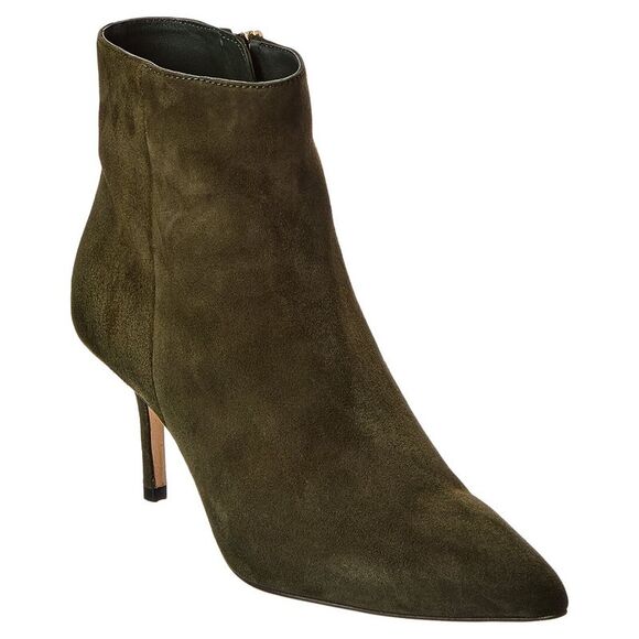 L'agence Aimee Suede Bootie Green